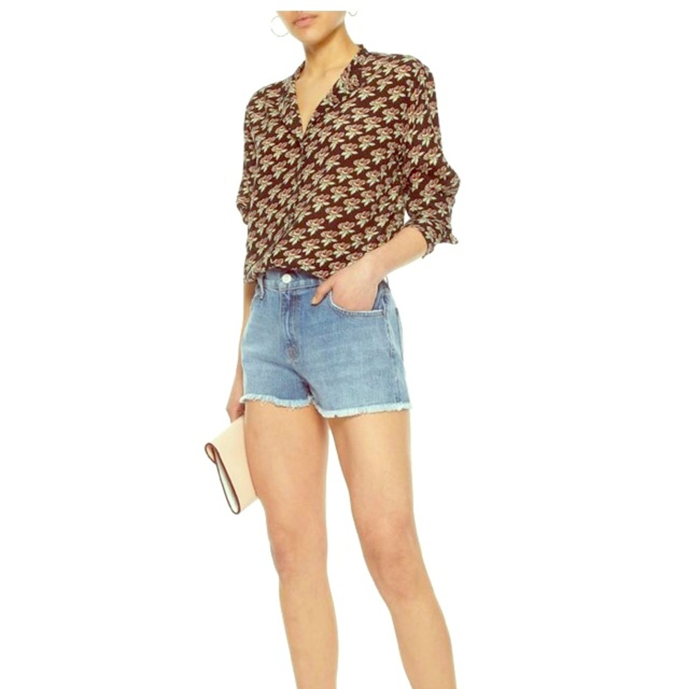 NEW Joie Shayna Cutoff Frayed Denim Jean Short Size 29 - Picture 6 of 14